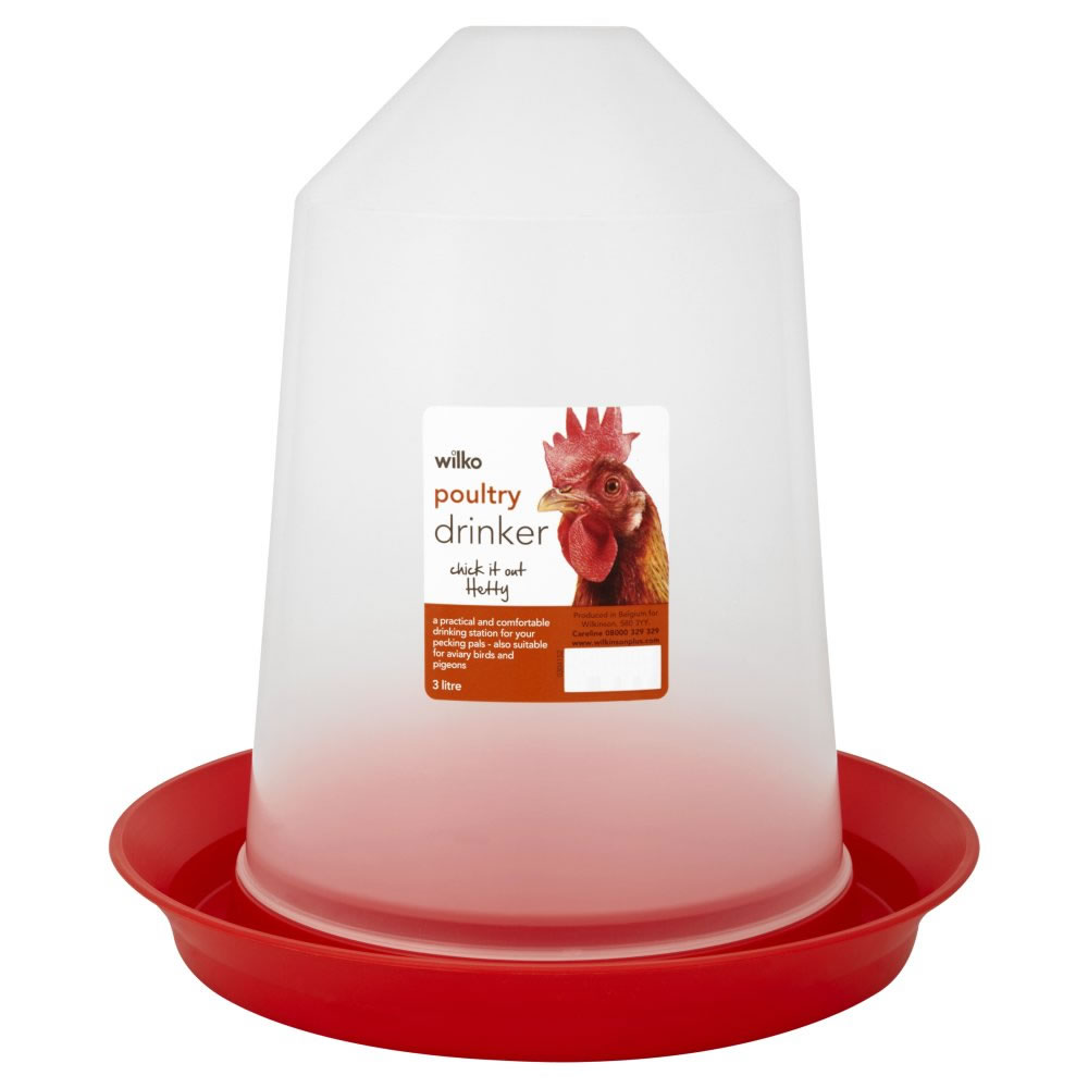Wilko Poultry Drinker 3L Image