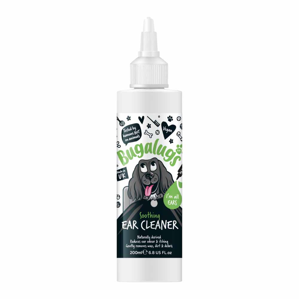 Bugalugs Soothing Dog Ear Cleaner 200ml Image 1