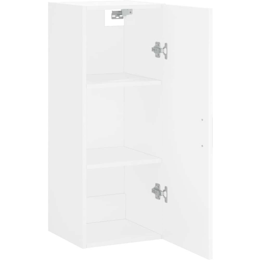 vidaXL Single Door White Wall Mounted Cabinet Image 6