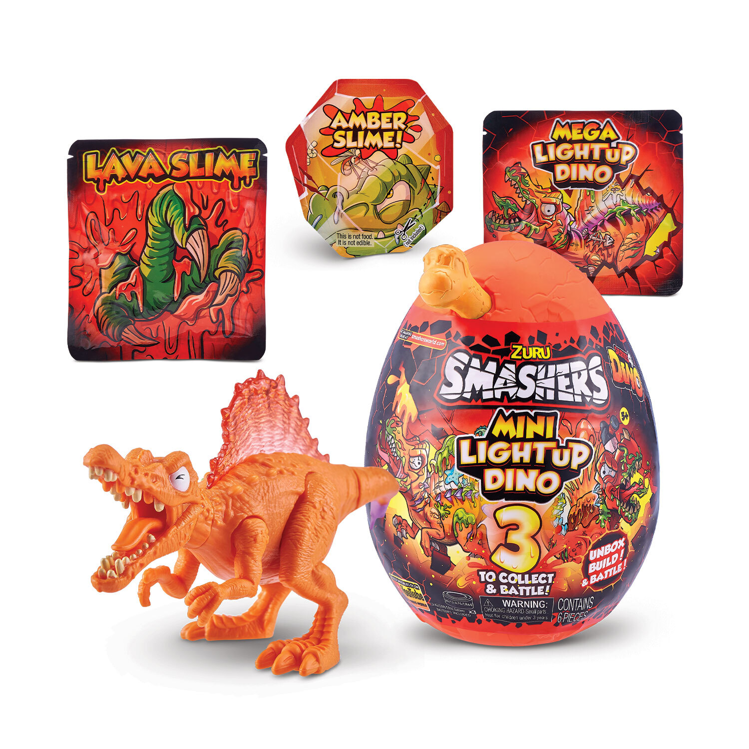 Smashers Mini Light Up Dino Image 9