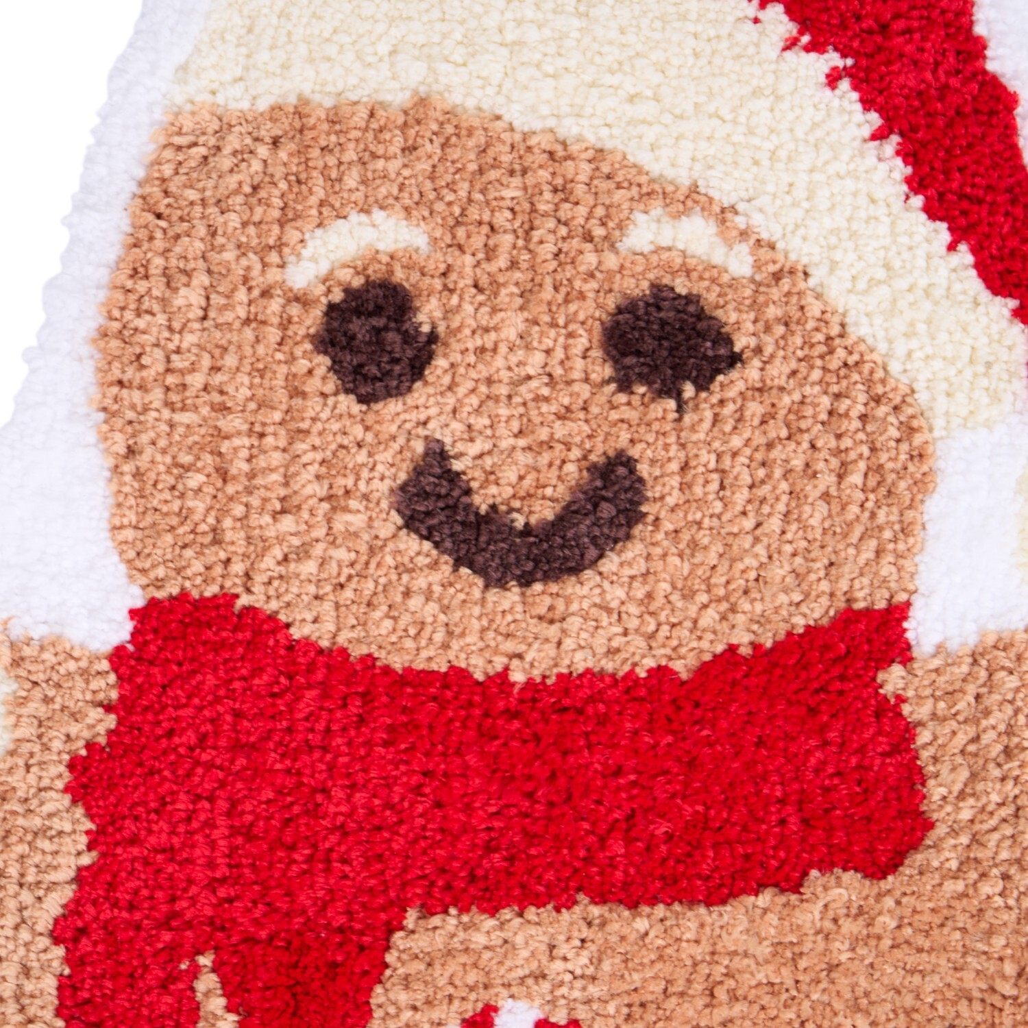 Cosy Gingerbread Man Bathmat Neutral Image 3