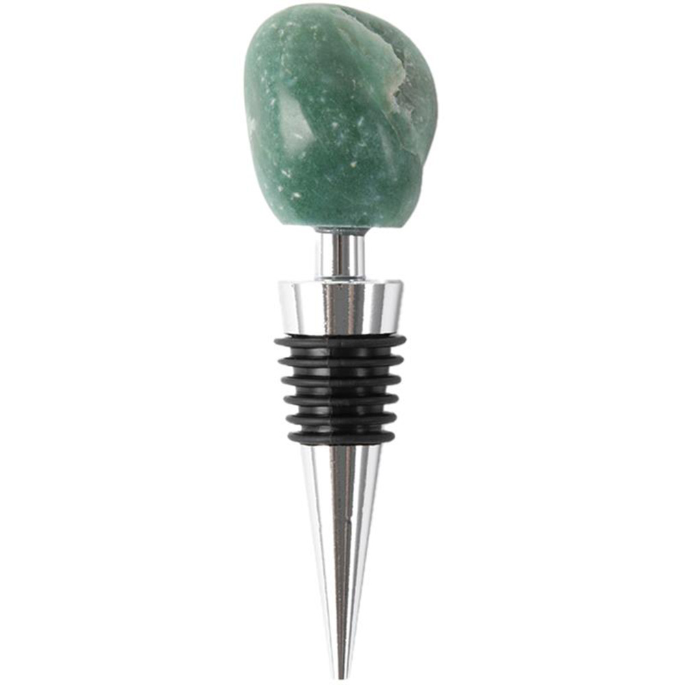 Myga Green Aventurine Crystal Bottle Stopper Image 1