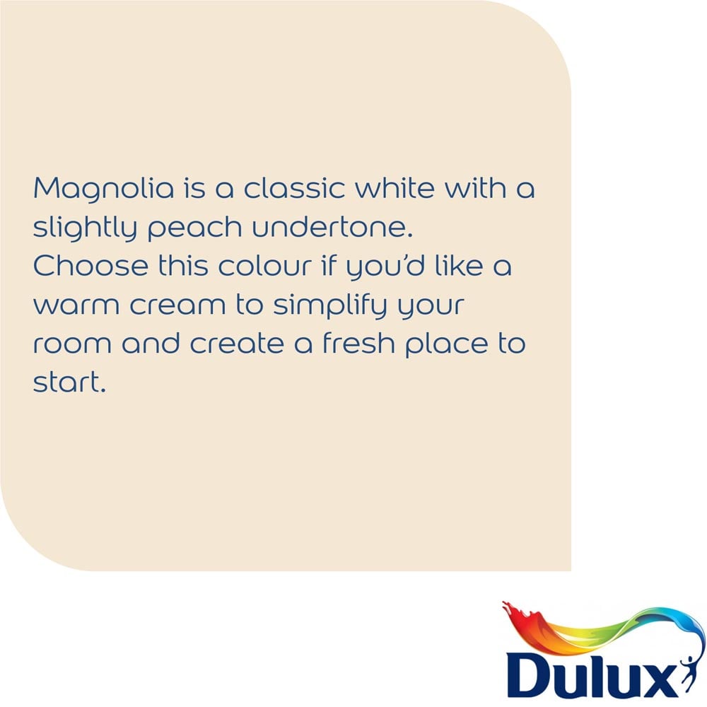 Dulux Simply Refresh One Coat Magnolia Matt Emulsion Paint 2.5L Image 6