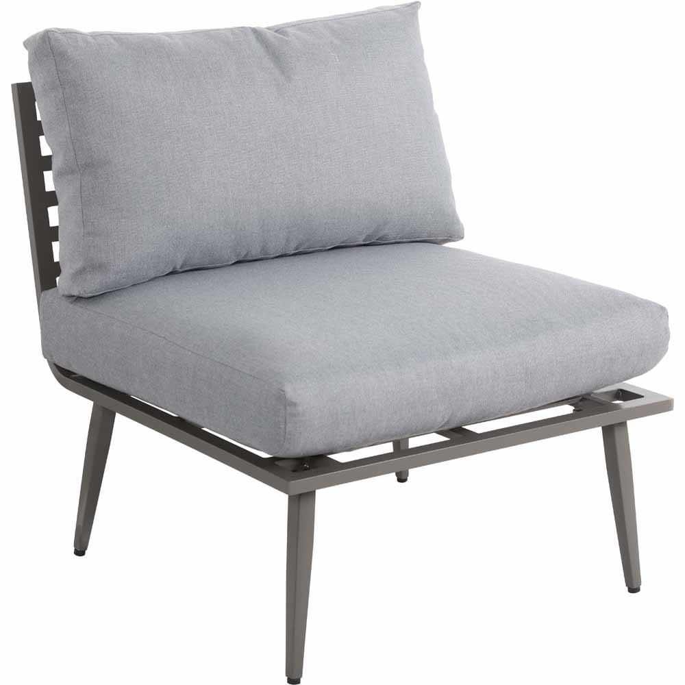 Royalcraft Mayfair 120 8 Seater Aluminium Corner Lounge Set with Fire Pit Image 2