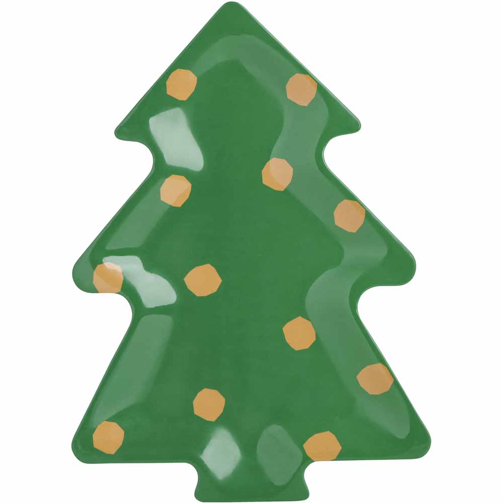 Wilko Christmas Tree Platter Image 1