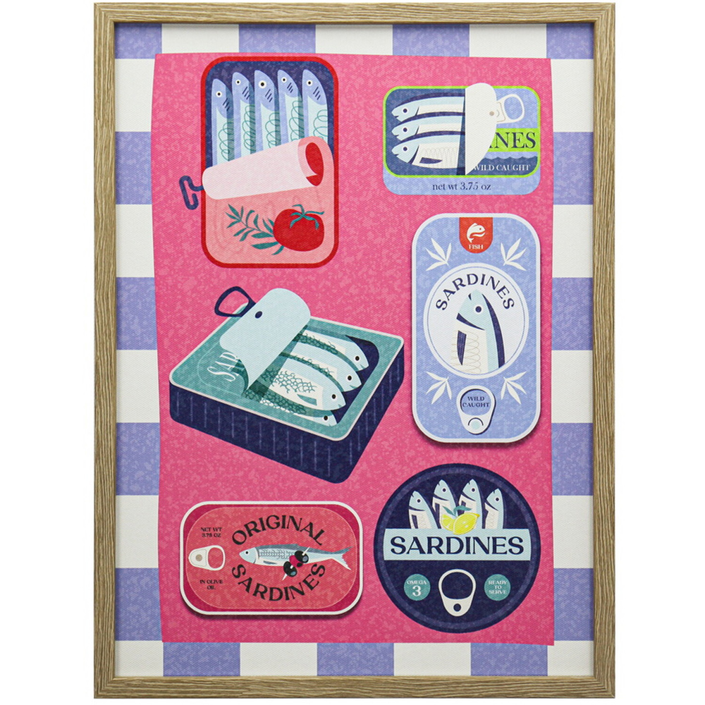 Sardine Tin Graphic Framed Art Image 5