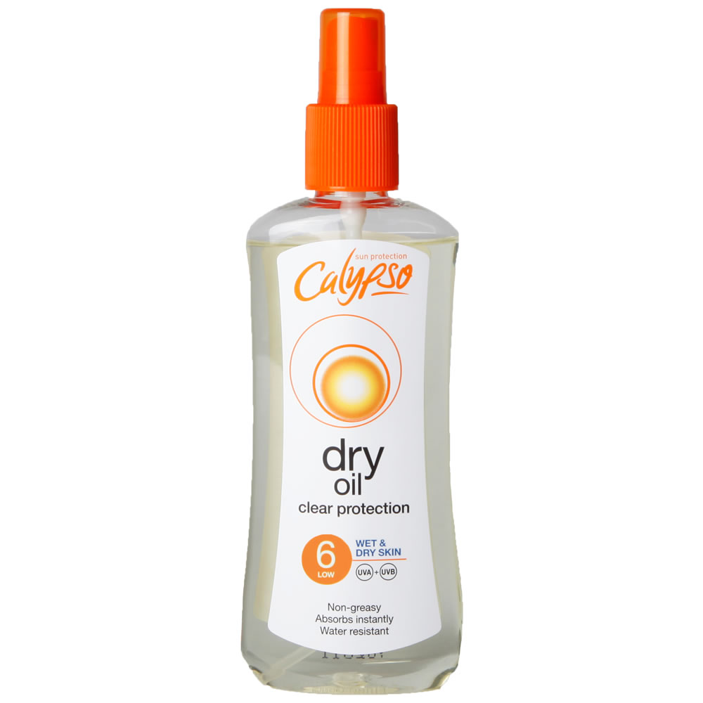 Calypso Wet Skin Dry Oil Spray SPF 6 200ml Image