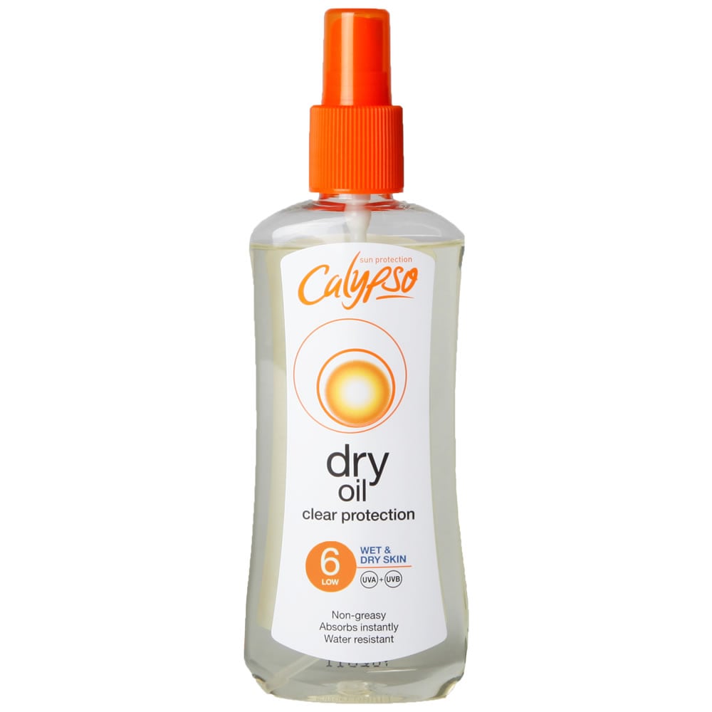 Calypso Wet Skin Dry Oil Spray SPF 6 200ml Wilko