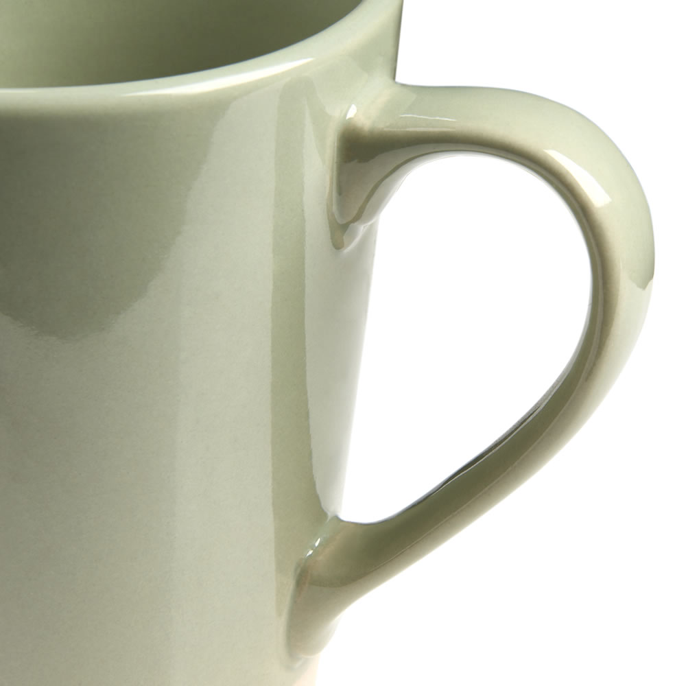 Wilko Green Dipped Mug Image 3