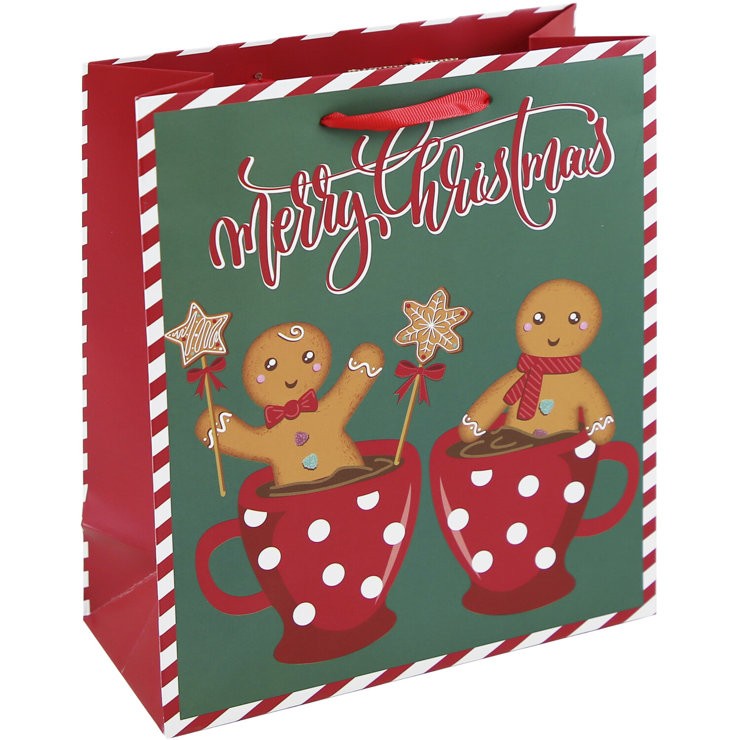 Gingerbread Christmas Gift Bag Image 4