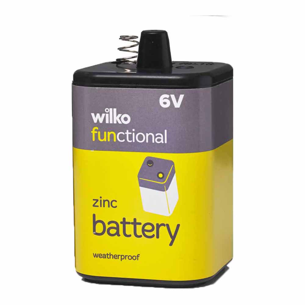 Wilko Functional Zinc PJ996 6V Batteries Single Wilko