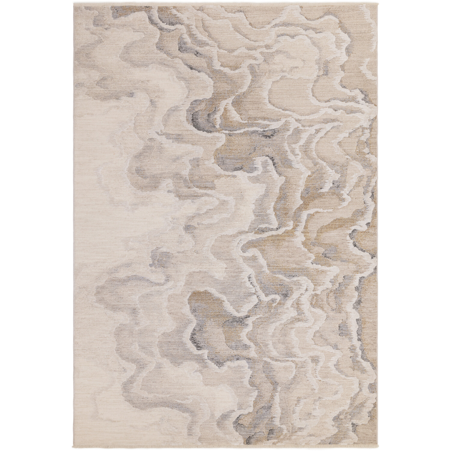 Granada Wave Rug - Natural / 120cm Image 1