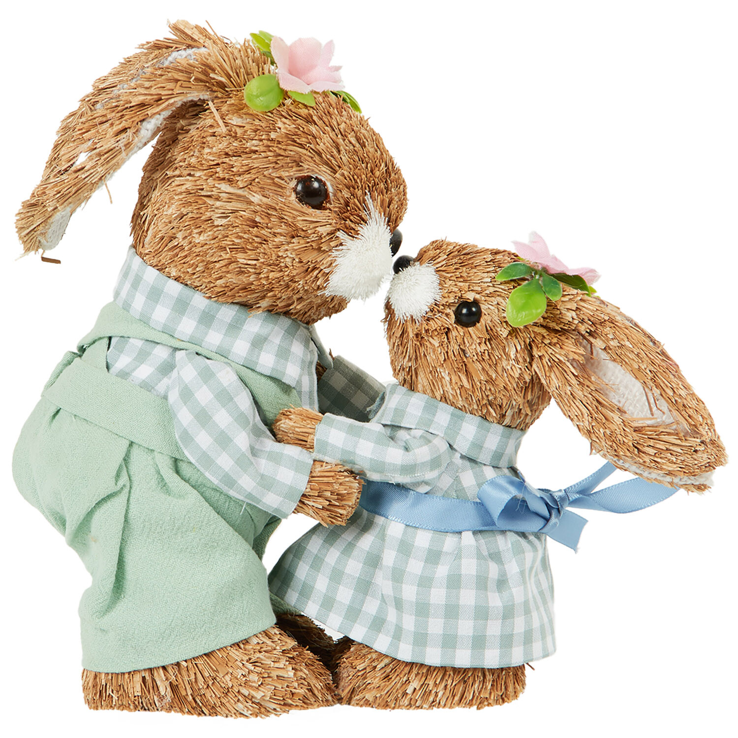 Kissing Bunnies Ornament - Multicolour Image 4