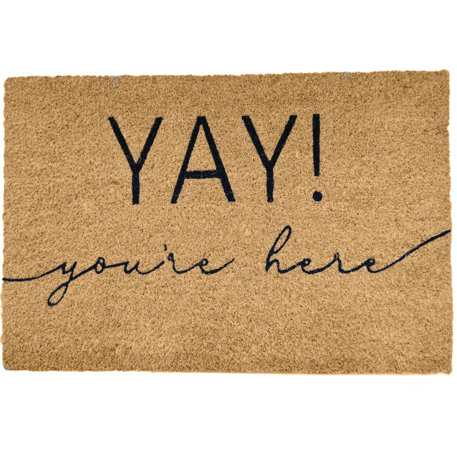 Printed Slogan Coir Mat Image 5
