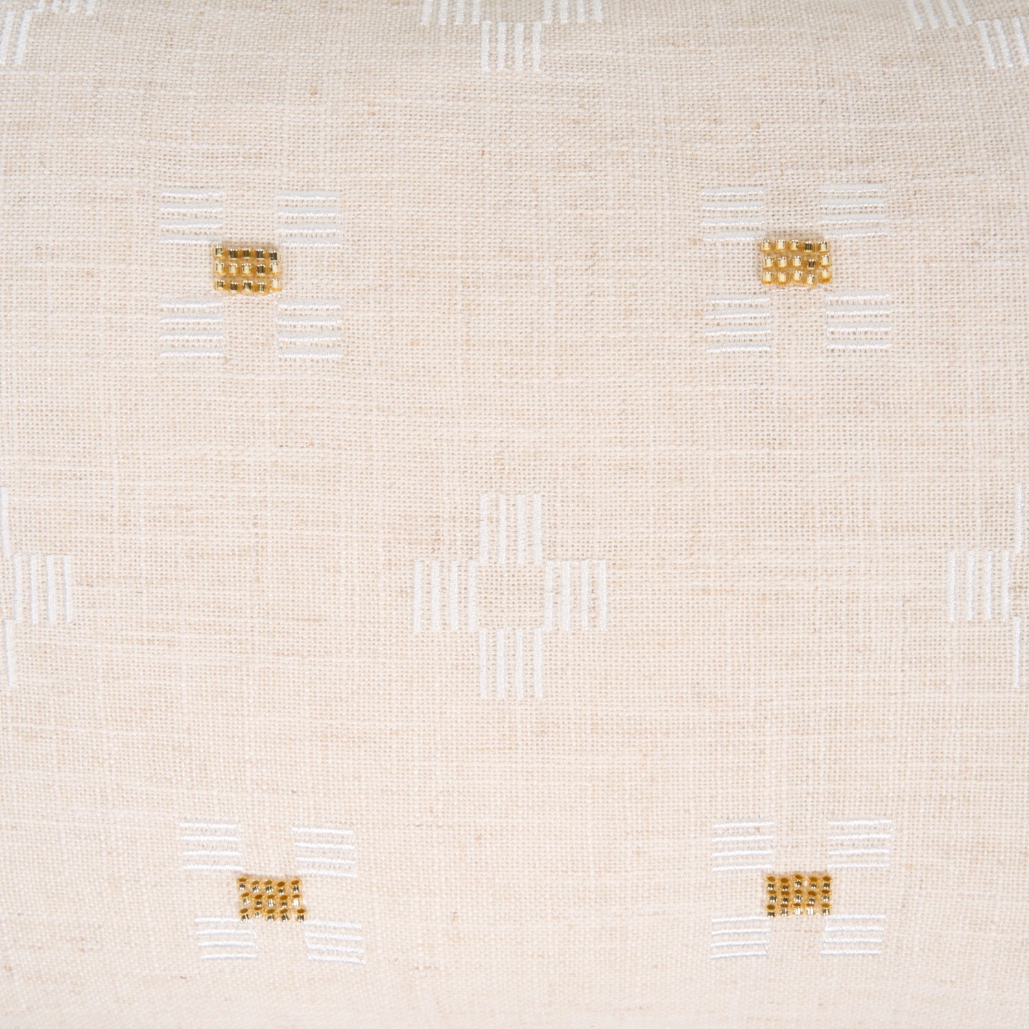 Kacie Embellished Cushion Beige Image 3