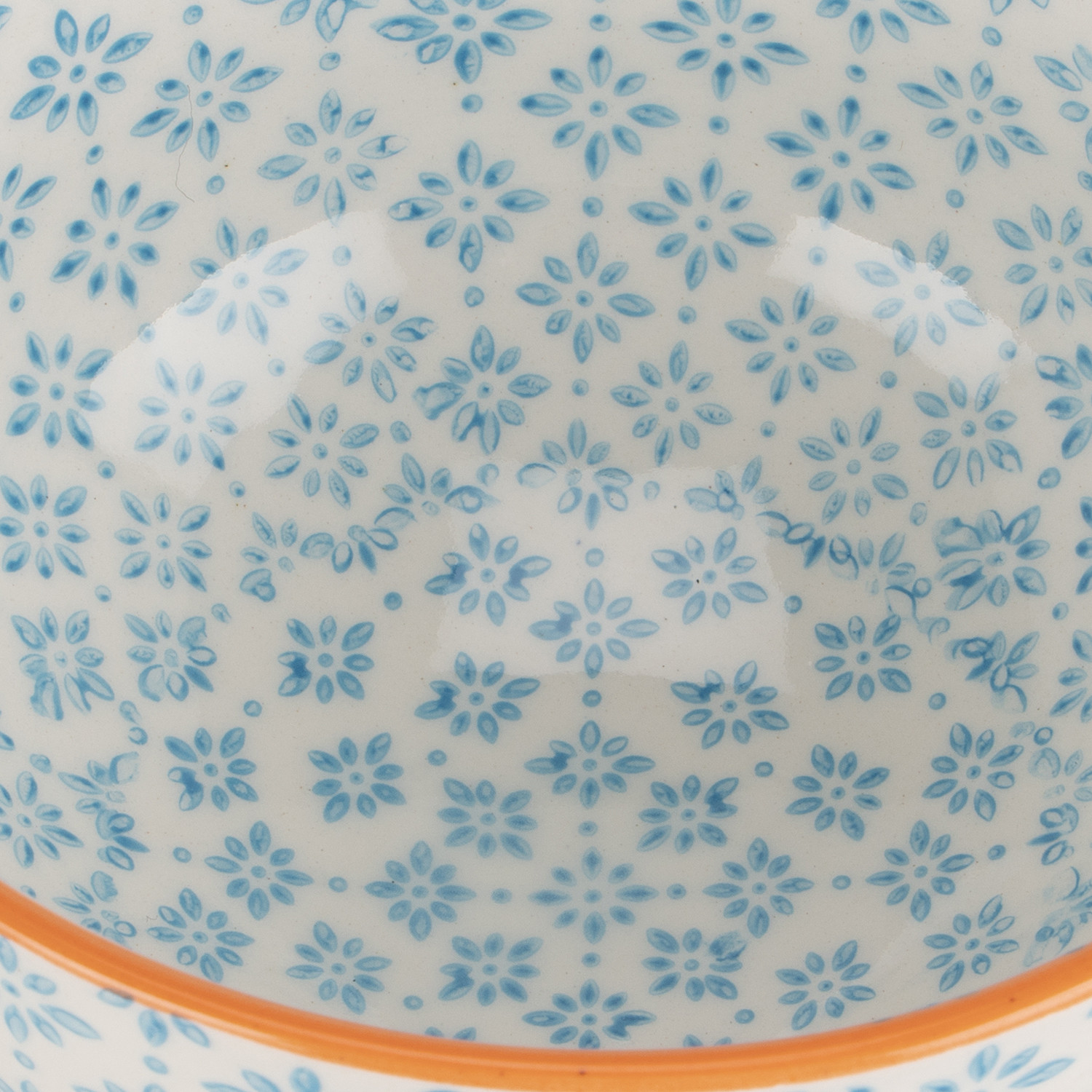 Amari Bowl - Light Blue & Orange / Small Image 2