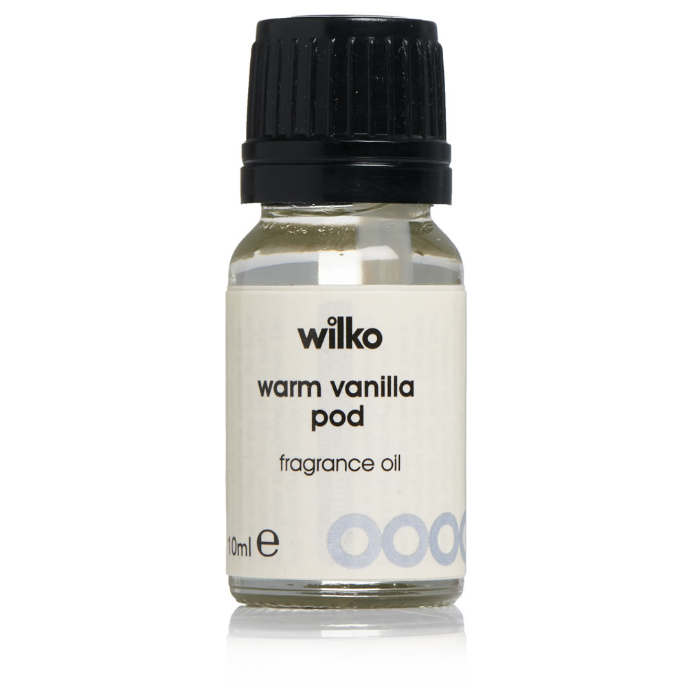 Wilko Warm Vanilla Pod Refresher Oil 10ml Image