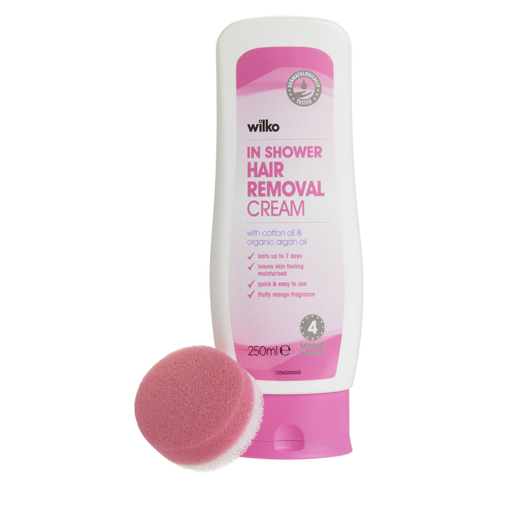 Wilko In Shower Hair Removal Cream 250ml Image