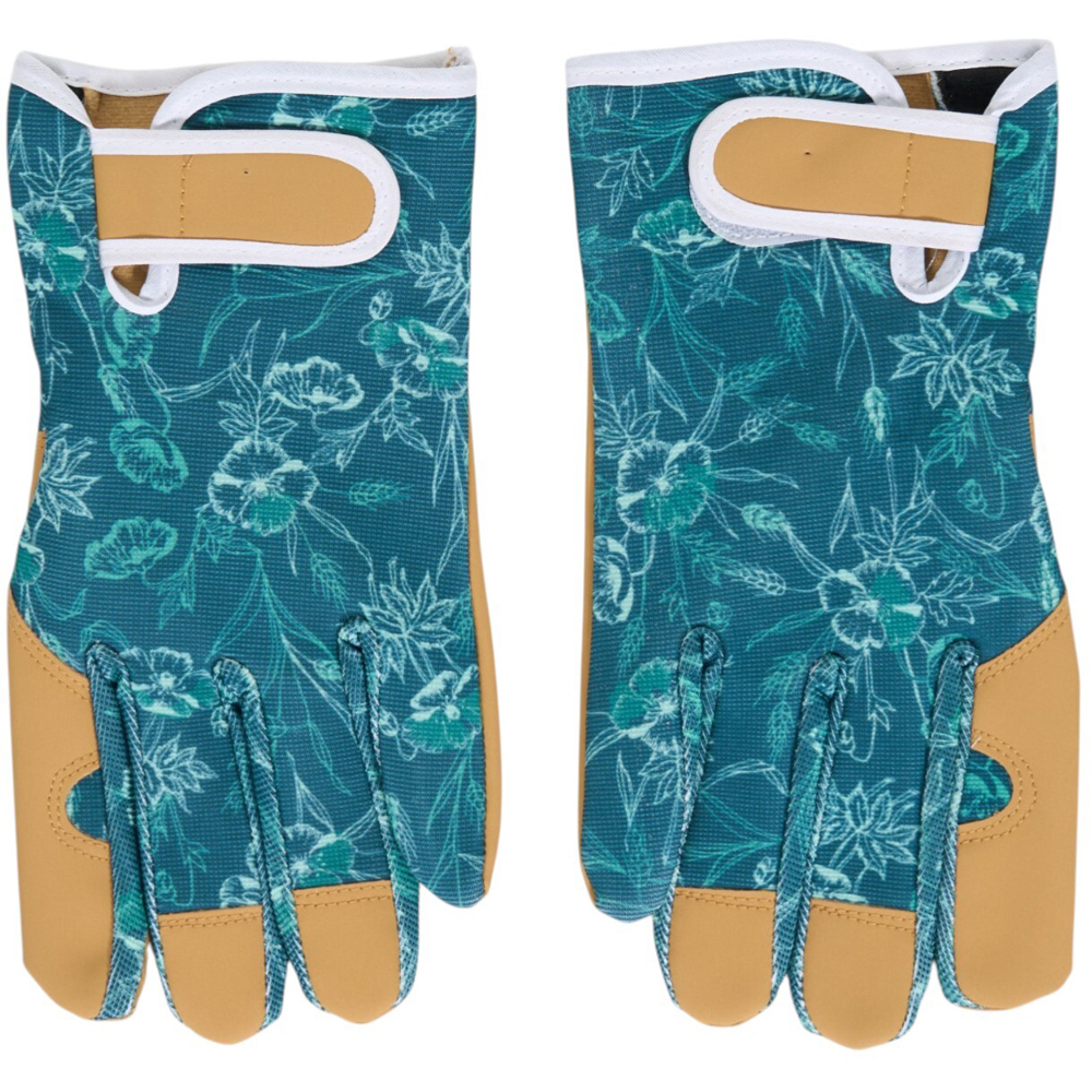 Glove with Adjustable Wrist Strap Teal Image 3