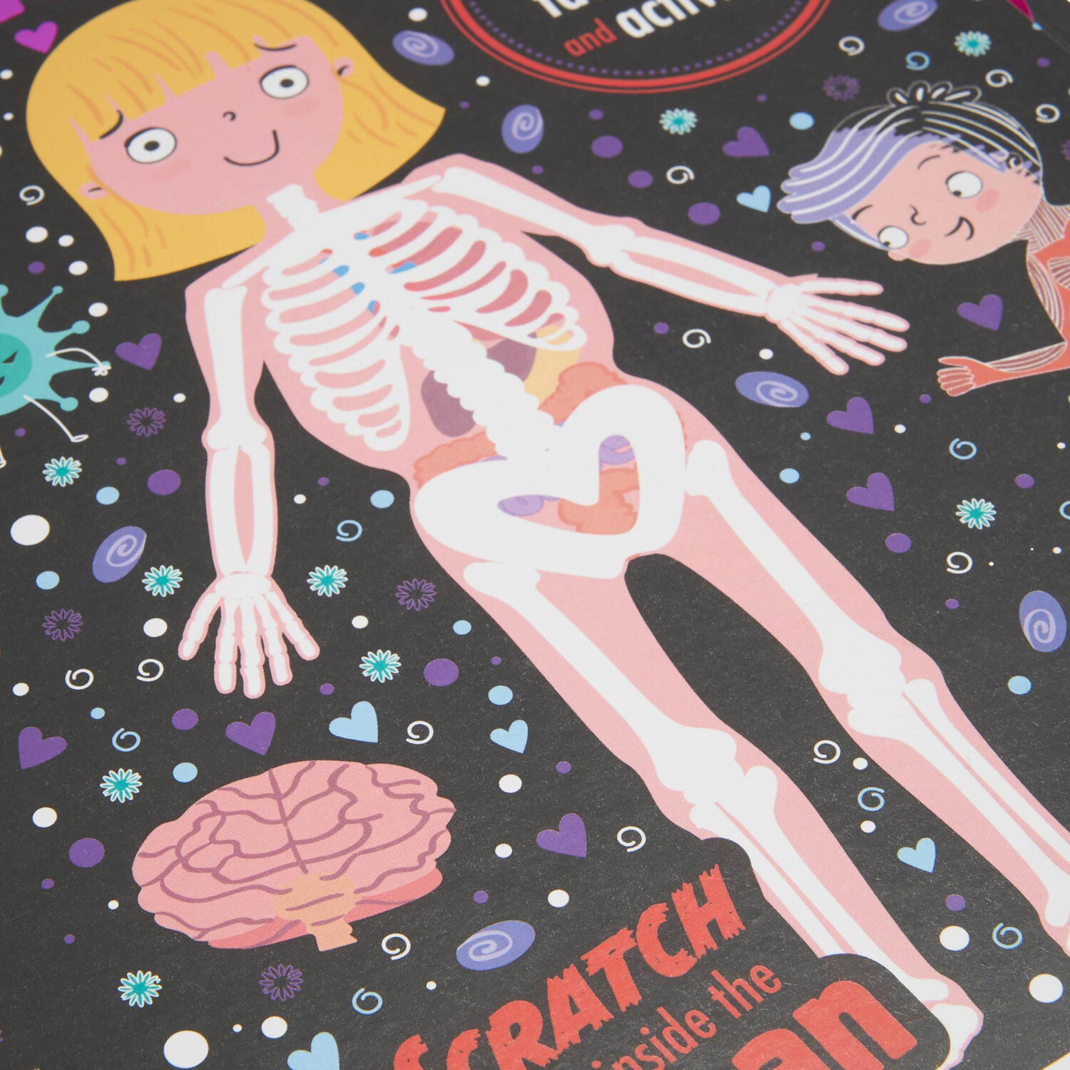 Bookoli Scratch and Explore Human Body Activity Book Image 3