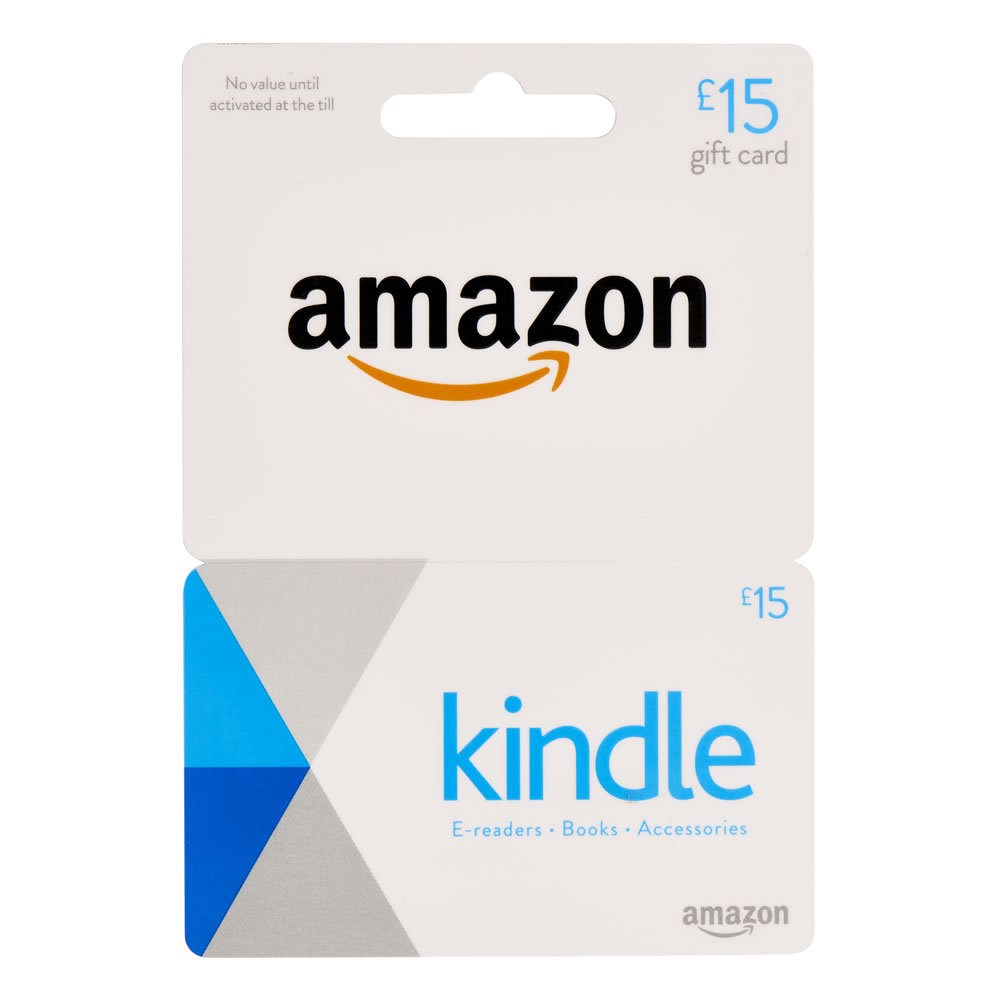 Amazon Kindle 15 Gift Card | Wilko
