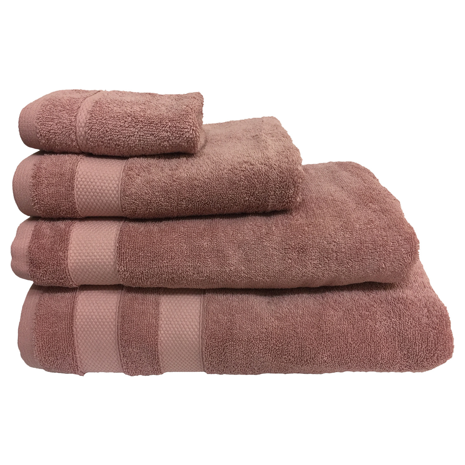 Egyptian Cotton Bath Towel - Dusky Rose Image