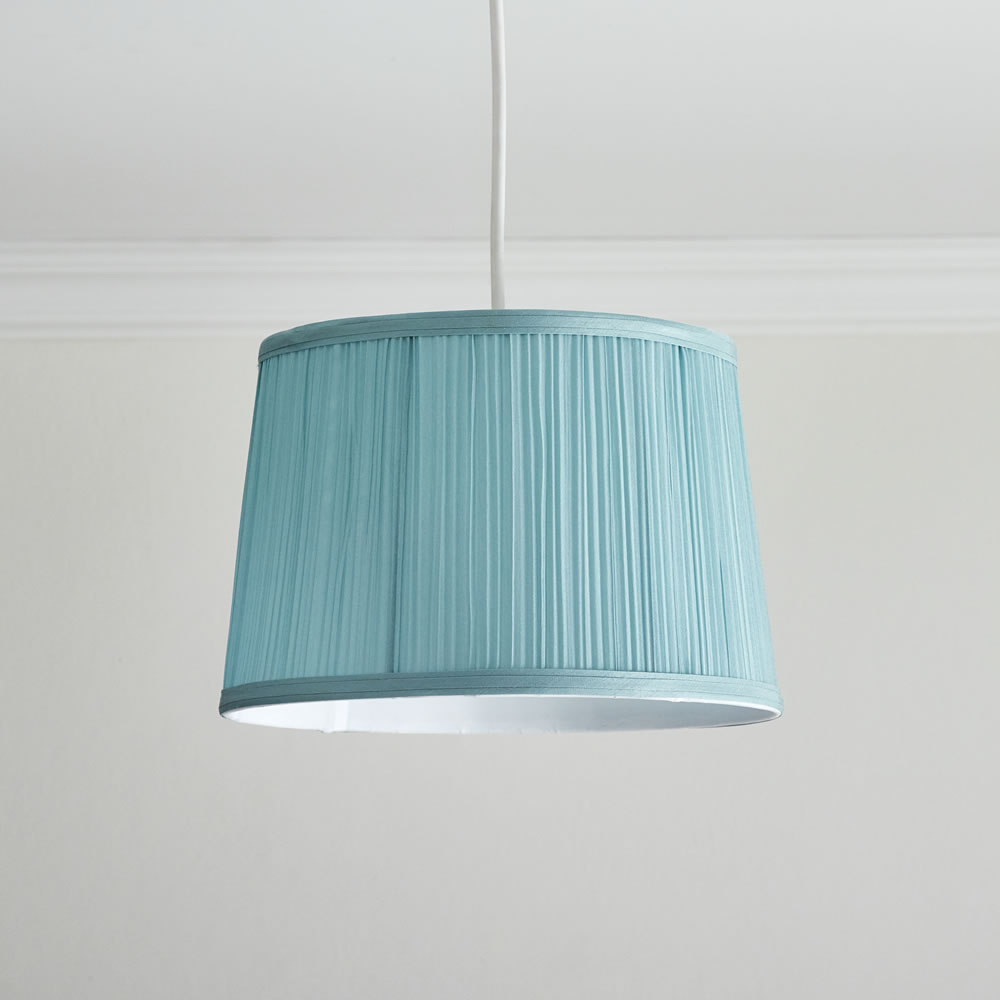 duck egg blue lamp shade wilko