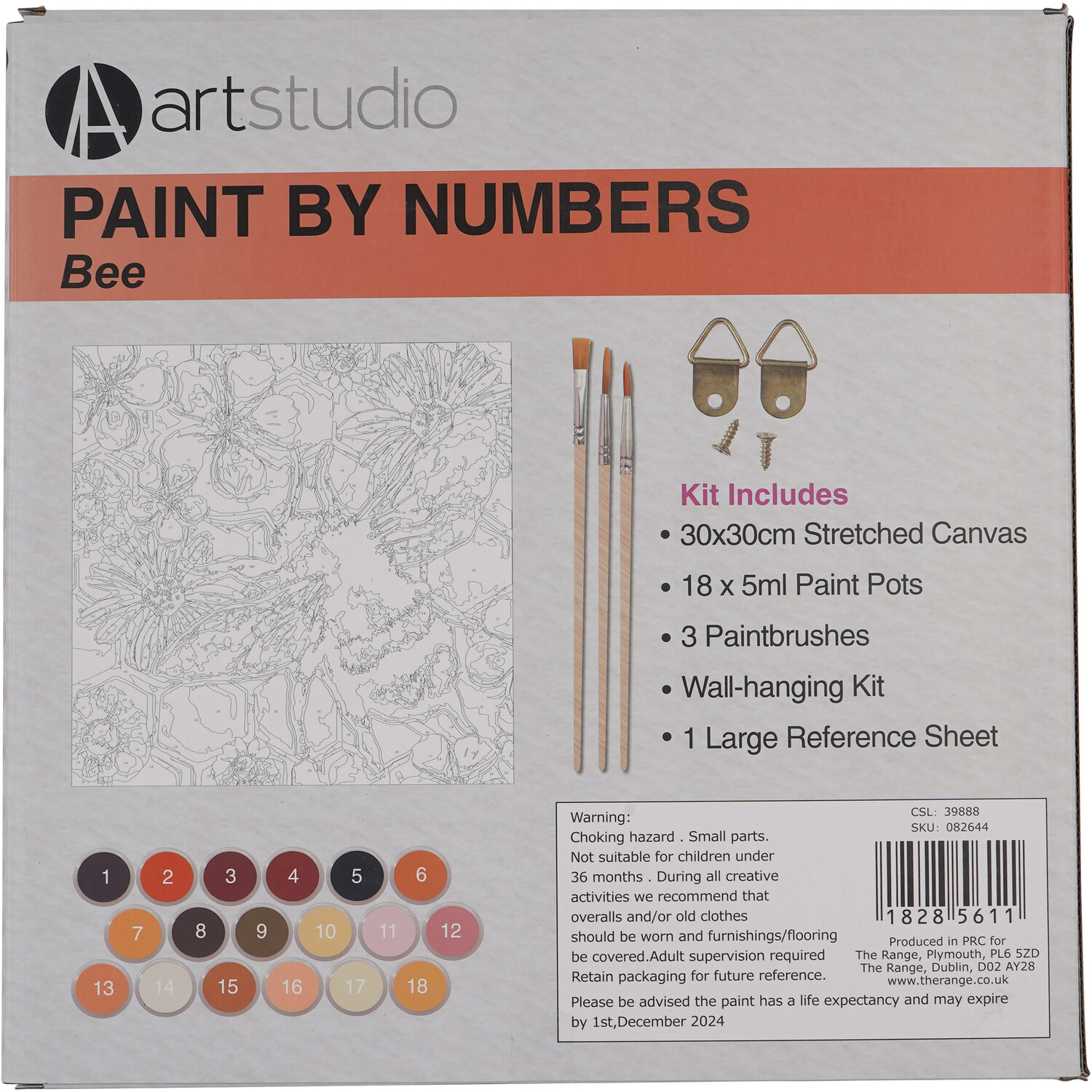 Art Studio Paint by Numbers - Bee Image 3