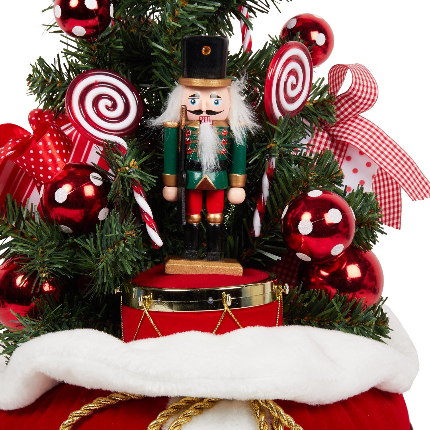 Christmas Tree Present Sack Red - Red Image 2