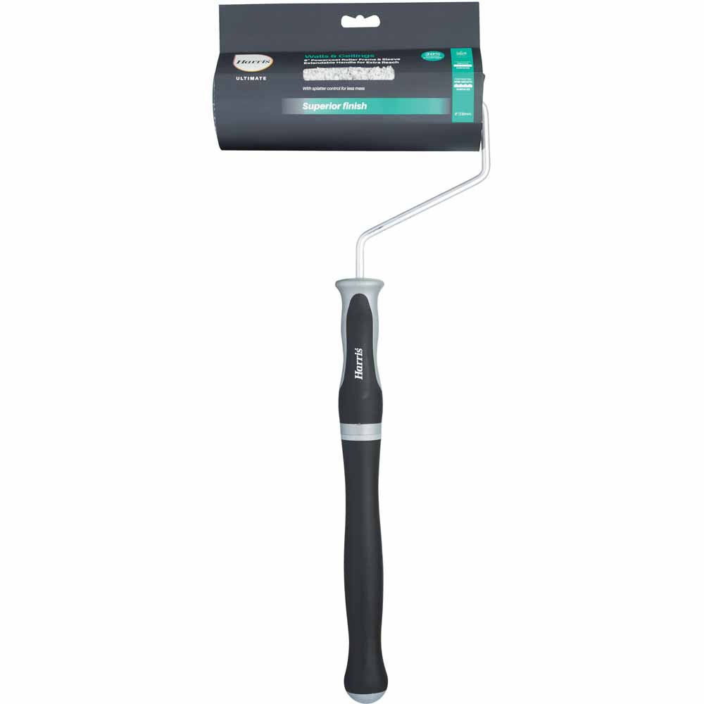 Harris Ultimate Wall and Ceiling Powercoat Roller 9in Wilko
