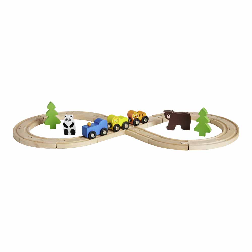 Hand Painted Magnet Animal Train