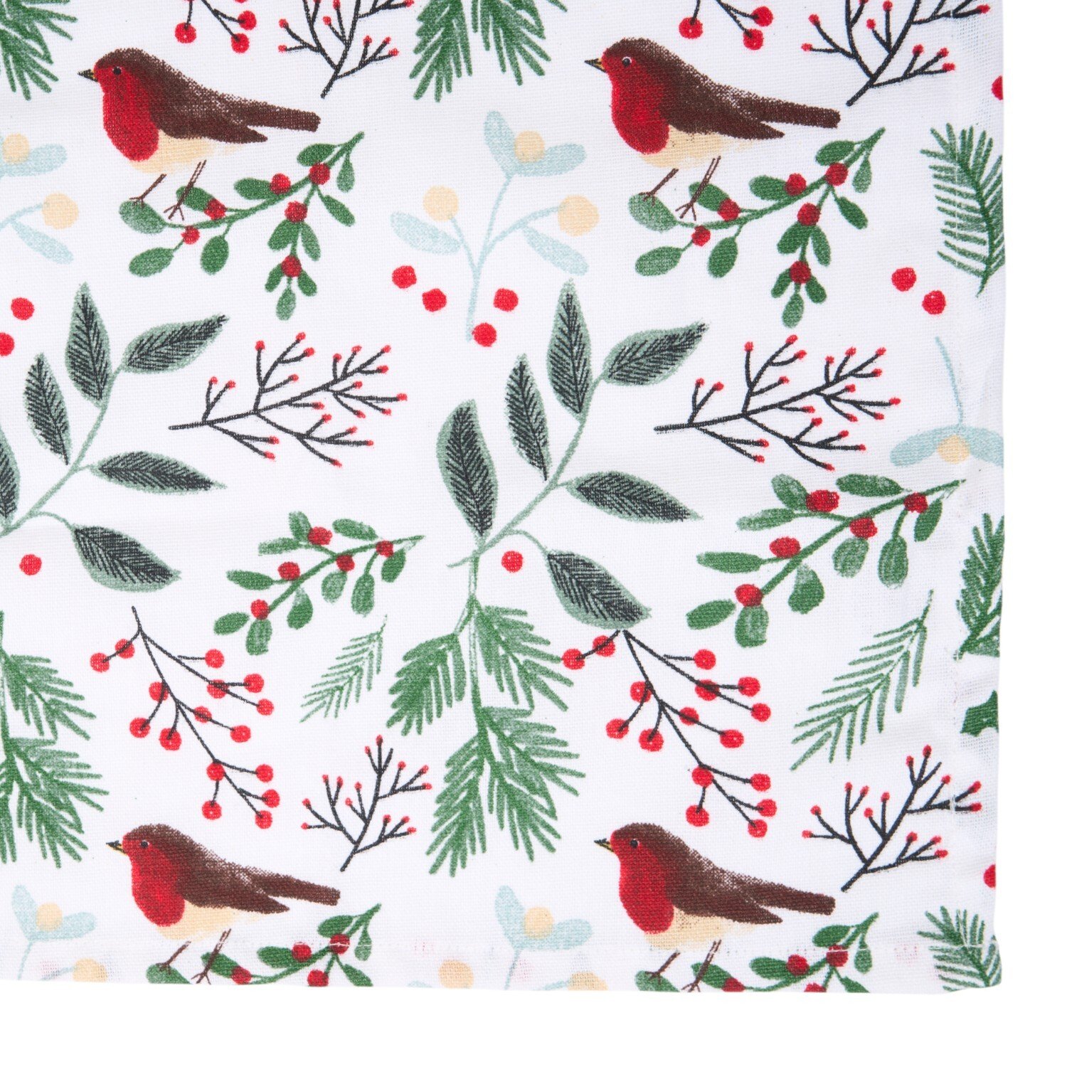 Mistletoe Robin Print Apron Image 6