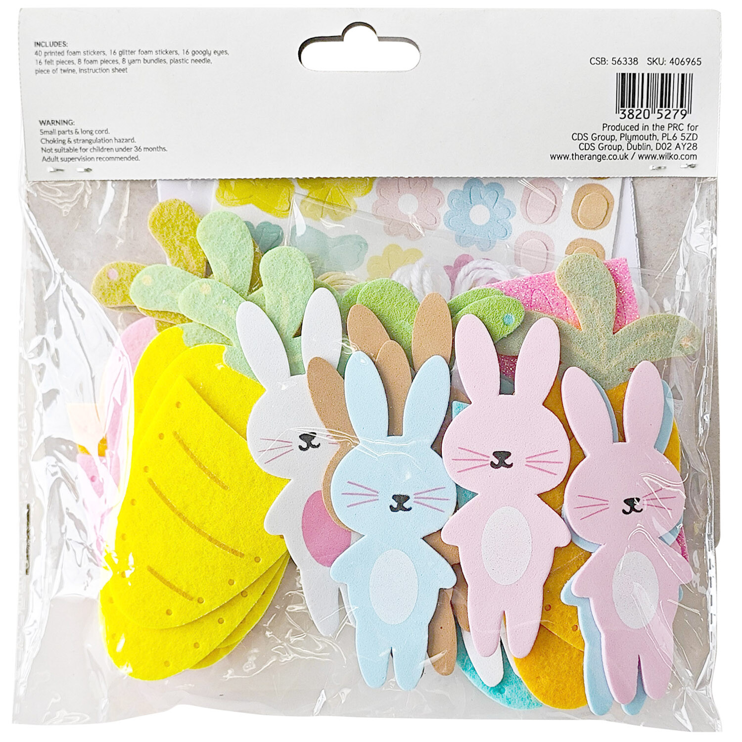 Create Your Own Felt Carrot Garland - Multicolour Image 2