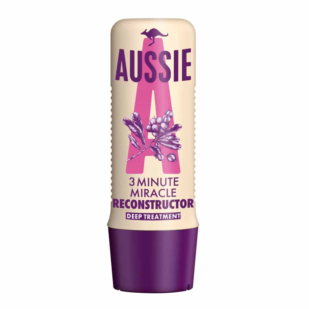 Aussie 3 Minute Miracle Reconstructor for Damaged Hair 250ml Image 1