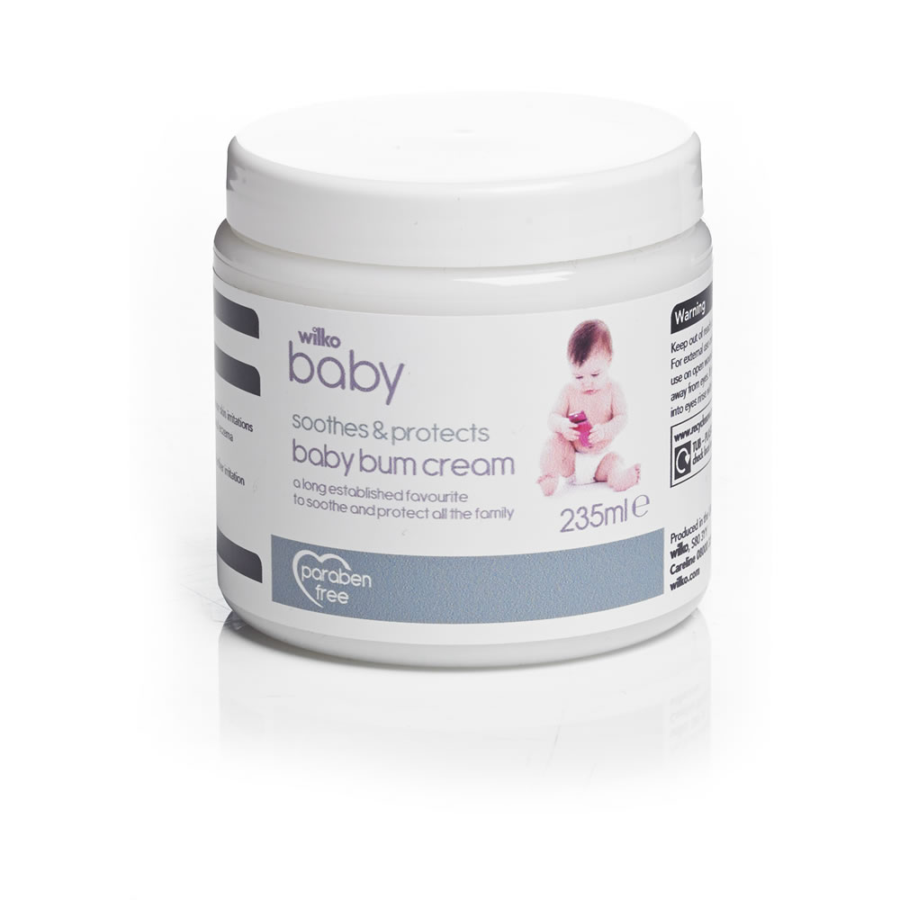 Wilko Baby Bum Cream 235ml Wilko