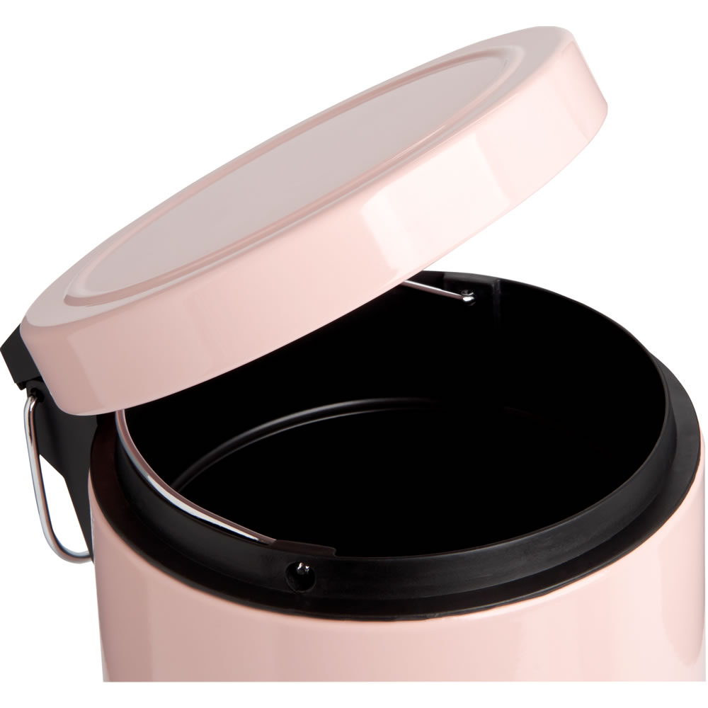 Wilko Pink Pedal Bin Wilko