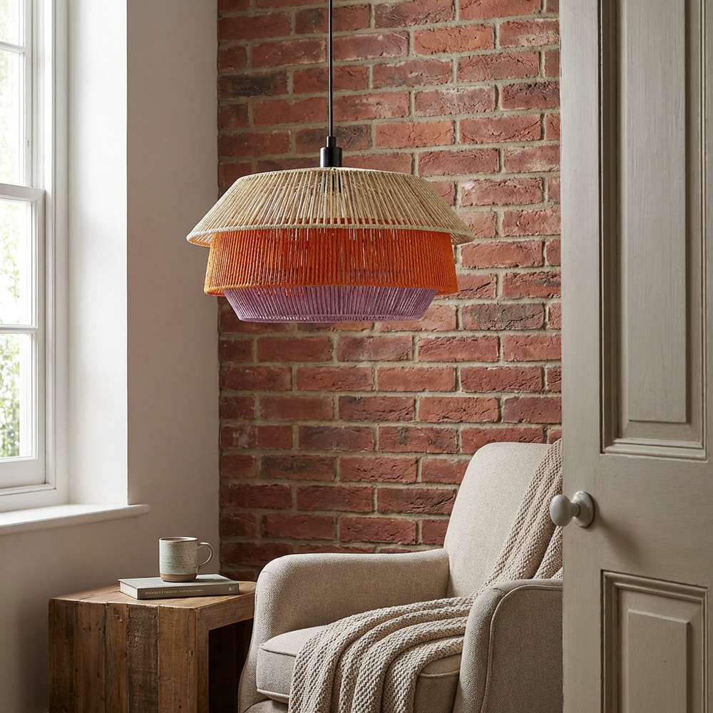 Sansa Lamp Shade - Multicolour Image 5