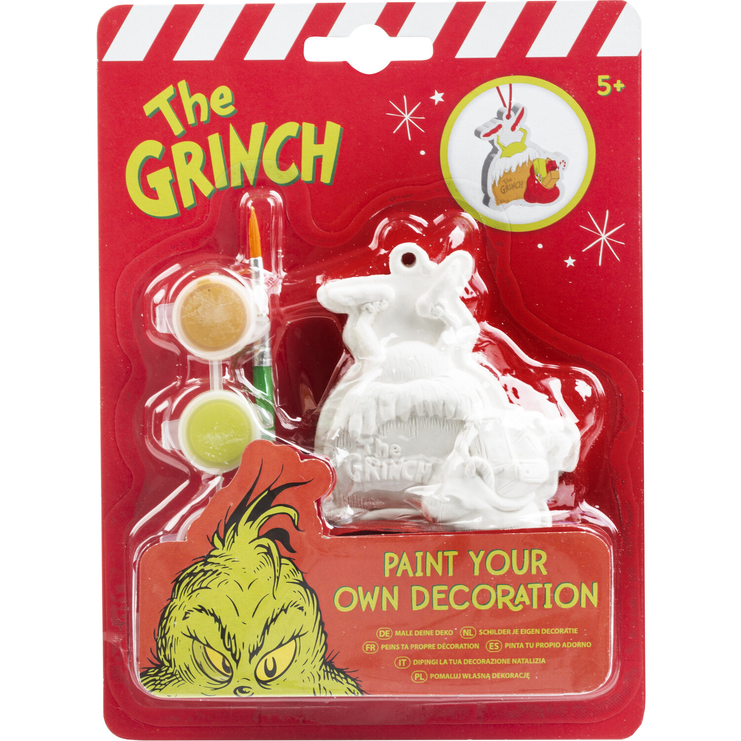 The Grinch Paint Your Own Christmas Decoration Image 2