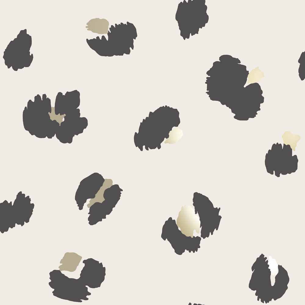 Holden Decor Large Leopard Spot Cream Wallpaper Image 1