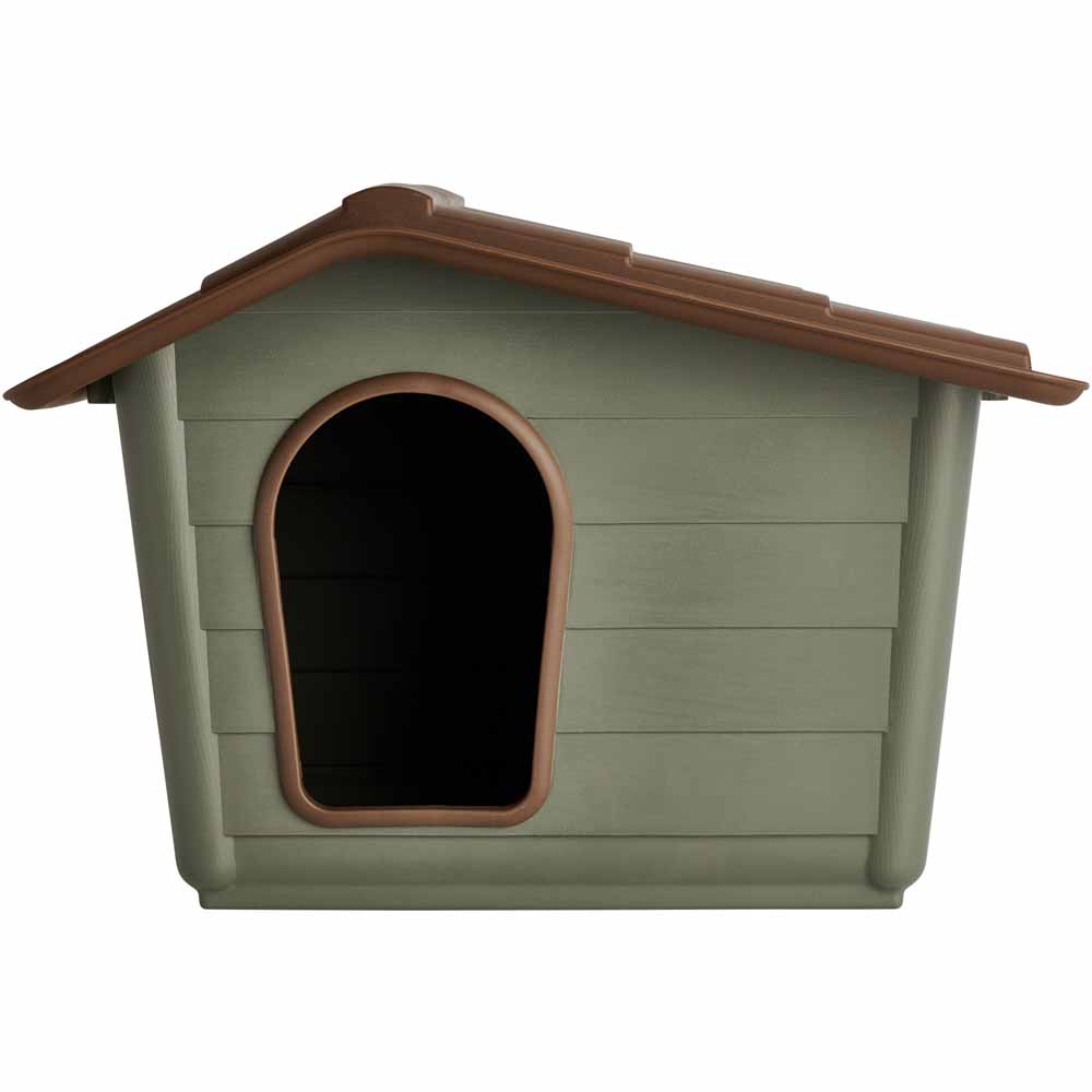 Rosewood Plastic Outdoor Dog House Image 2