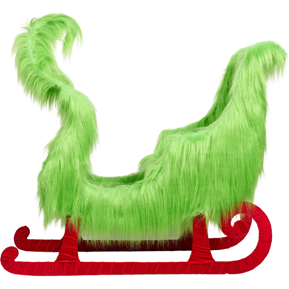 Large Grumble Fur Sleigh Green Image 5