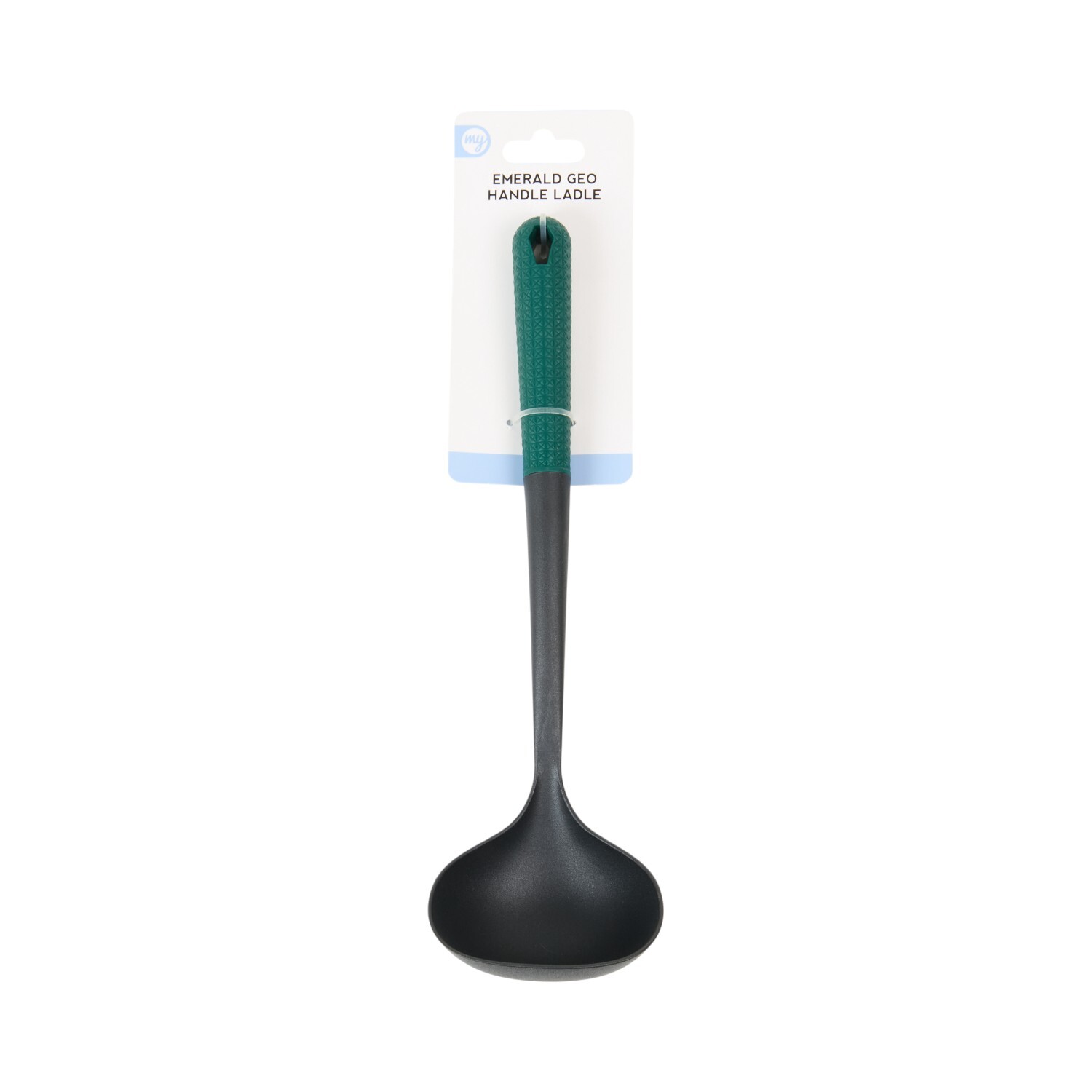 My Kitchen Emerald Geo Handle Ladle Green Image 1