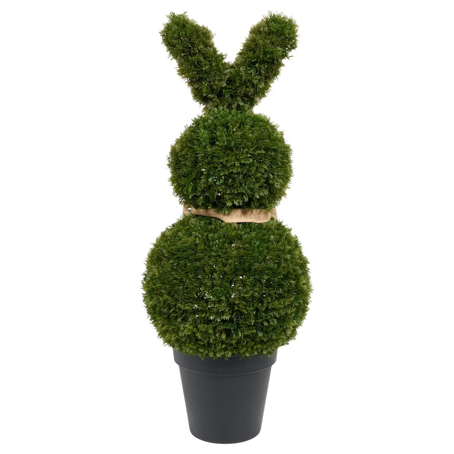 Topiary Bunny Artificial Potted Plant Green Image 4