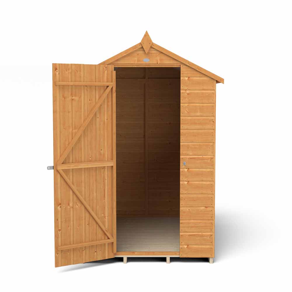 Forest Garden 6 x 4ft Shiplap Dip Treated Apex Shed Image 13