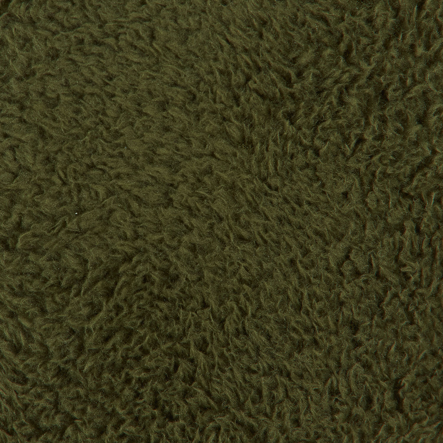 Teddy Fleece Plain Throw - Olive Image 3