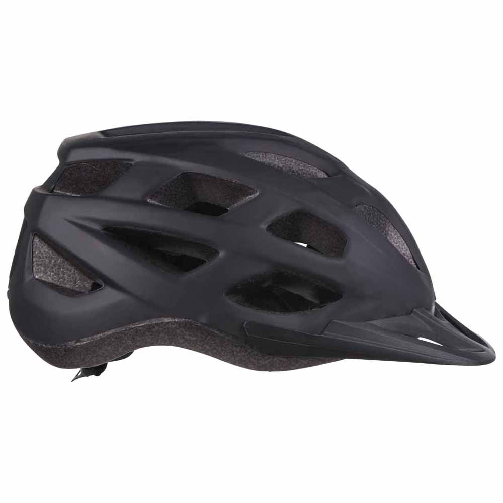Wilko Youth 54-58cm Matt Black Cycle Helmet Image 2