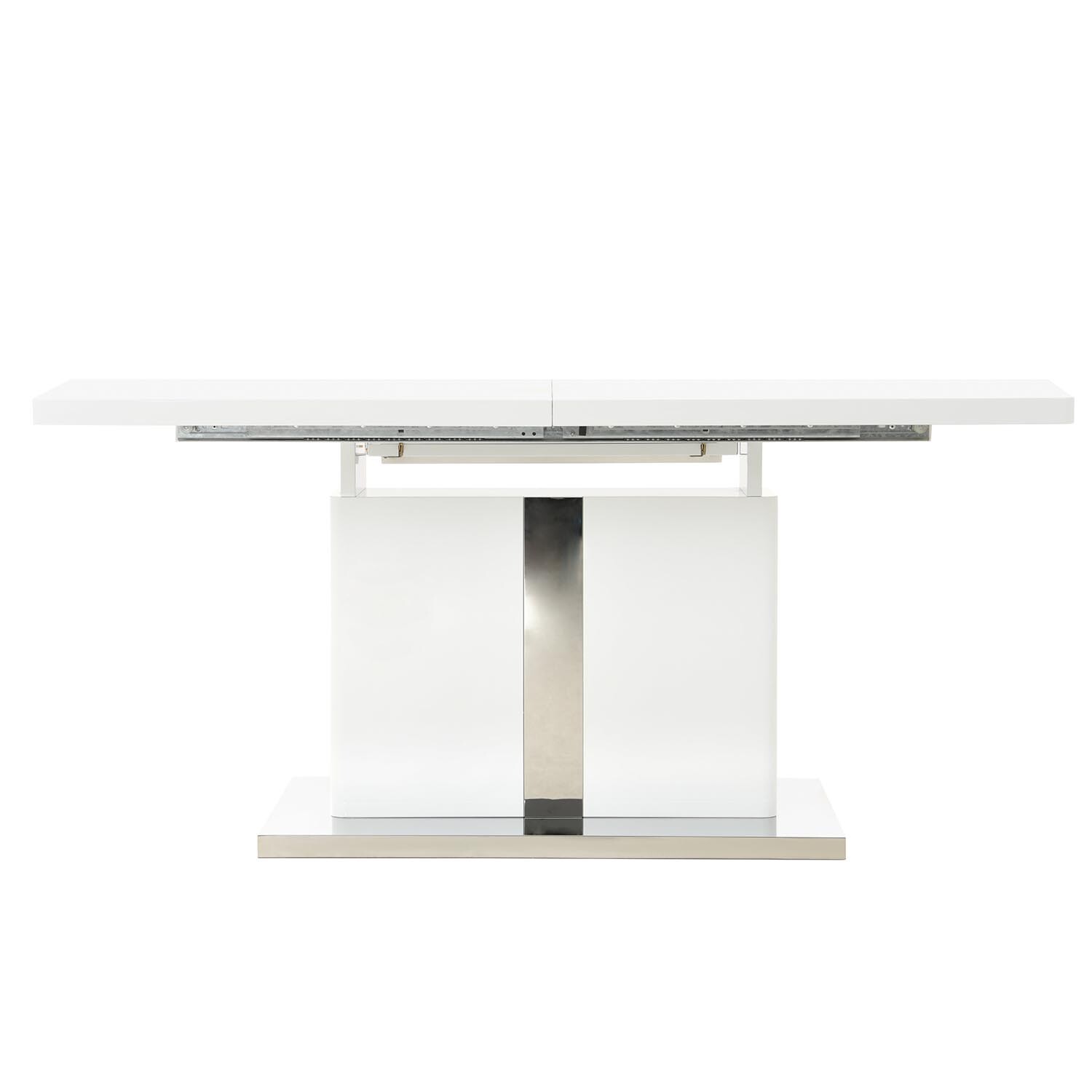 Marcellini Extending Dining Table White Image 4