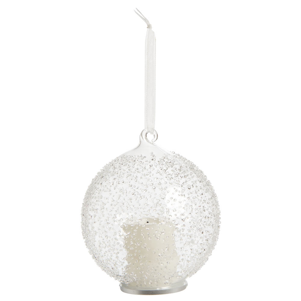 Wilko Winter Wonder LED Encapsulated Candle Christmas Decoration Wilko