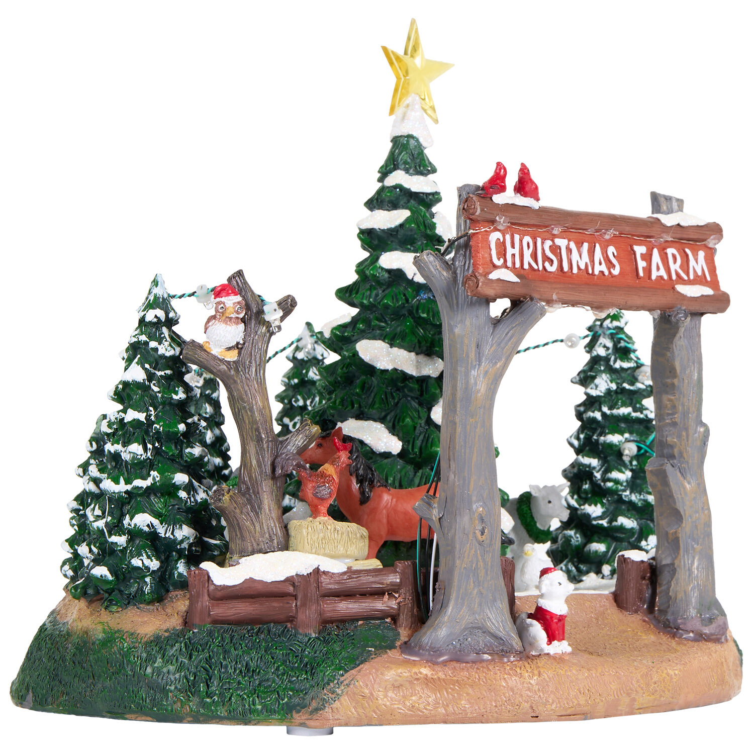 Christmas LED Farm Village Model Image 2