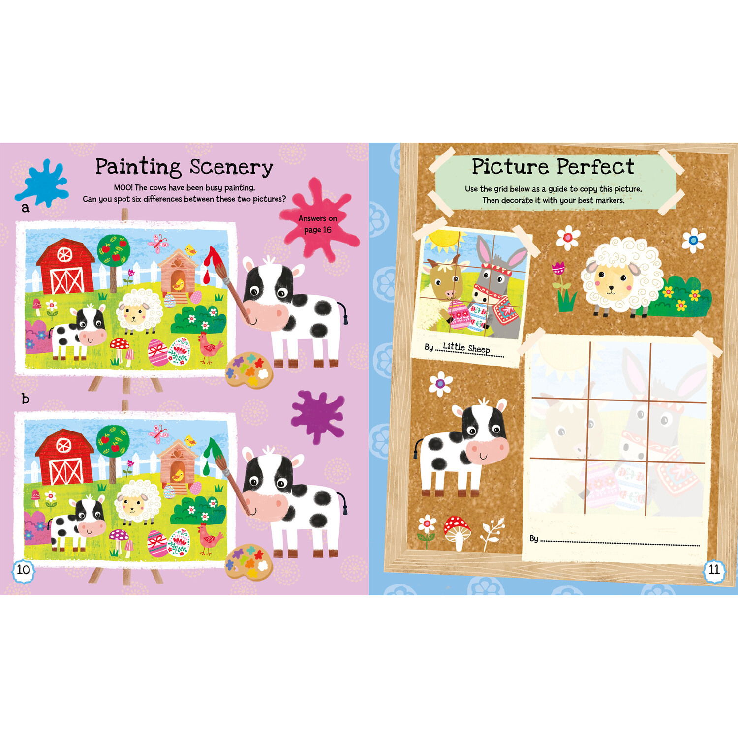 Sheep or Bunny Sticker Book Image 6
